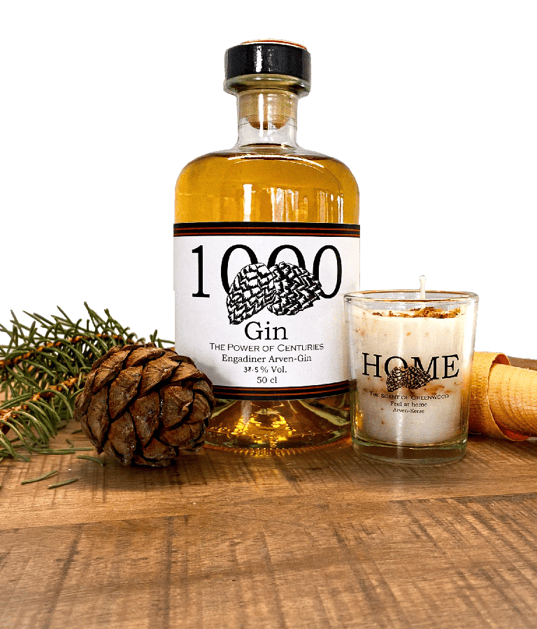 1000 Arven-Gin strong bottle
